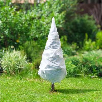 Чехол для растений, конус на завязках, 120×100 см, спанбонд с УФ-стабилизатором, плотность 60 г/м², МИКС, Greengo