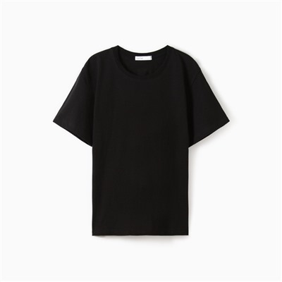 Футболка женская KAFTAN: Basic line, чёрная, размер 44-46