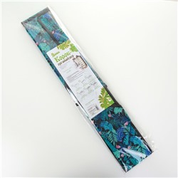 Органайзер для хранения белья Доляна «Тропики», 24 ячейки, с прозрачной крышкой, 38×30×12 см, синий