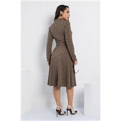 Платье Эсмина (коричневое) П13017-14М