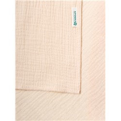Полотенце - уголок муслиновое «Крошка Я», 75×75 см, хлопок 100%, сливочное