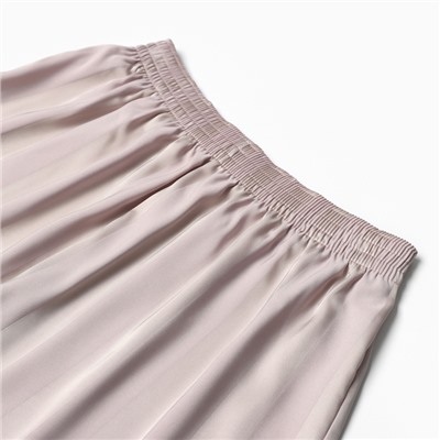 Пижама женская (рубашка, шорты) KAFTAN «Полоска», размер 48-50, бежевая