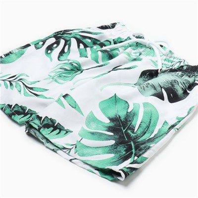 Купальные трусы детские MINAKU «Листья» рост 110-116 см