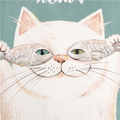 Полотенце «Этель. Кот», 40×73 см, 100% хлопок, саржа 190 г/м²