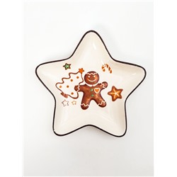 УЦЕНКА Тарелка для сервировки «Имбирные человечки» 26.5×25.5×3.3 см