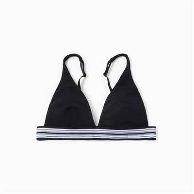 Бюстгальтер женский, цвет черный, размер 75A