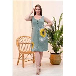 Сарафан 7393 (Хаки)