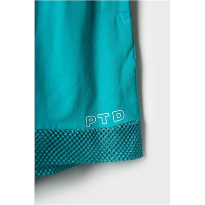 Комплект трикотажный для девочек: фуфайка (футболка), шорты PLAYTODAY, 1240140