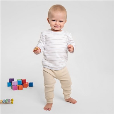 Штанишки детские MINAKU: Basic Line BABY, рост 62-68 см, бежевые