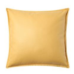 Наволочка декоративная «Этель», кожзам, 45×45 см, жёлтый