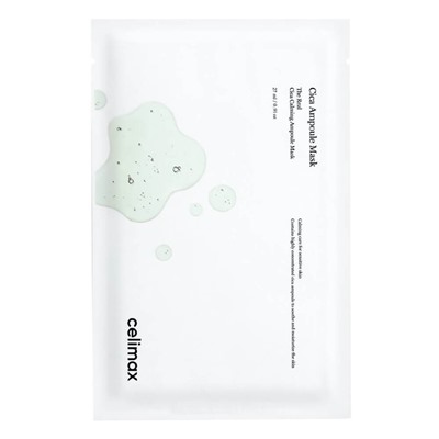 Celimax Маска-салфетка с экстрактом центеллы The Real Cica Calming Ampoule Mask
