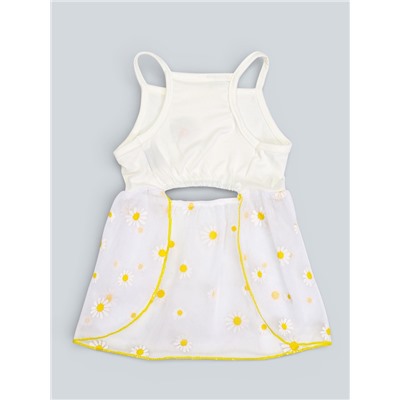 Сарафан для животных «Ромашка», размер S, ДС 20, ОГ 30 см