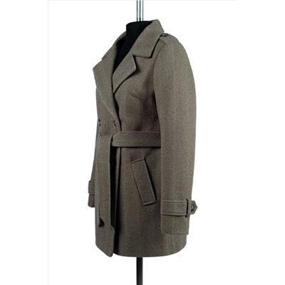 01-12247 Пальто женское демисезонное (пояс)