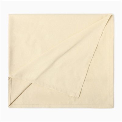 Скатерть «Этель» Home, 146×220 см, цвет молочный, 100% хлопок, саржа 250 г/м²