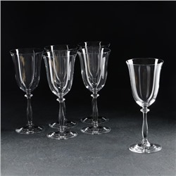 Набор бокалов для вина из хрустального стекла «Анжела», 6 шт., 350 мл