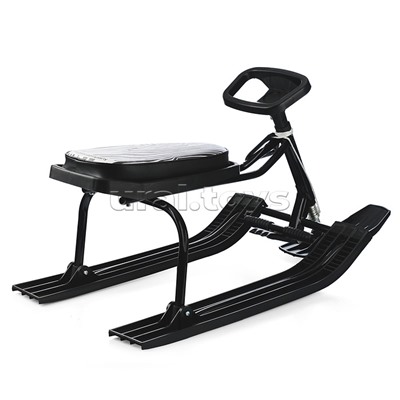 Игрушка Снегокат детский 210 "Зебра" с высокой рамой (Черная)