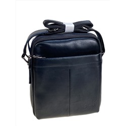 Сумка мужская из натуральной кожи, цвет черный