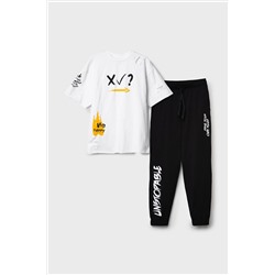 Комплект трикотажный для мальчиков: фуфайка (футболка), брюки PLAYTODAY, 1241079