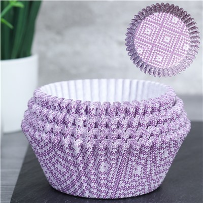 Форма для выпечки 5*3 см, набор 100 штук / 003-731 /уп 288/ бумажные