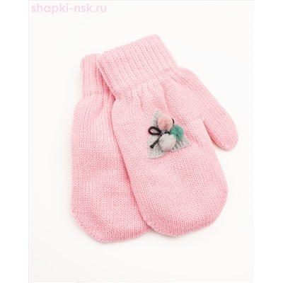 037-TMg Варежки для девочки (7-8 лет)