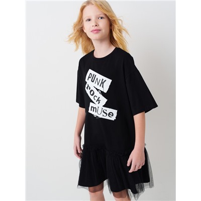 Платье трикотажное для девочек