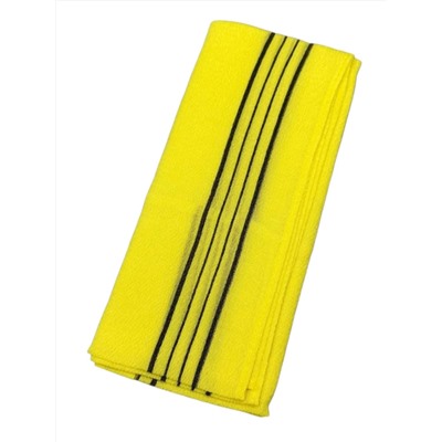 Bath Towel Мочалка-полотенце для душа с пилинг-эффектом / Basic Long Exfoliating Towel, желтый 28172