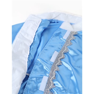 Карнавальный костюм «Снегурочка Волшебная»: шуба, кокошник, р. 164