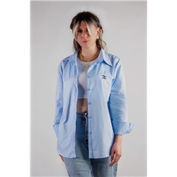 Рубашка оверсайз хлопок y2k НАТАЛИ, 1124645