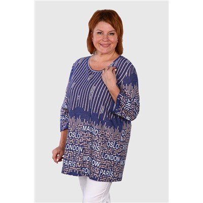 Живопись - туника синий