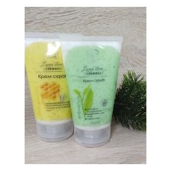 Крем-скраб с полирующим эффектом Мёд с лимоном Luna Derm