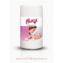 Ника Салфетки влажные с первых дней жизни 60 шт