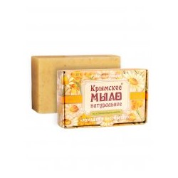 Крымское мыло натуральное Ромашка и бессмертник (оливковое) 50гр