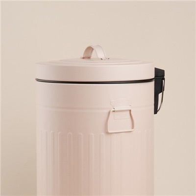 Ведро для мусора SL Home, 12 л, 27×32×43 см, бежевое