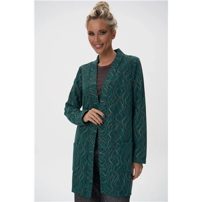 Кардиган Уютный вечер 2 (изумрудный)