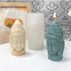 Молд силиконовый «Голова Будды» 3.9×4×9.3 см