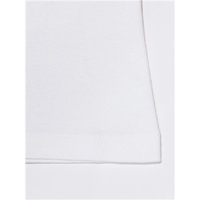 2214-01 Майка для мальчиков белая (BAYKAR)