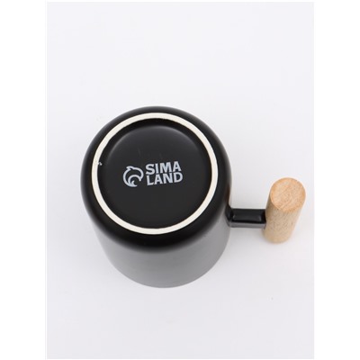 Кружка керамическая Дорого внимание «Больших побед», 400 мл, чёрная