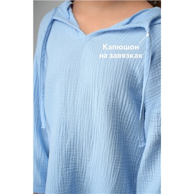 Детская хлопковая пляжная туника из муслина Happyfox