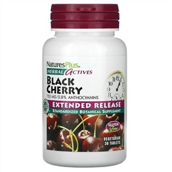 Nature's Plus, Herbal Actives, вишня, 750 мг, 30 таблеток