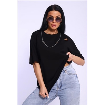 Футболка женская 64538 (Черный)