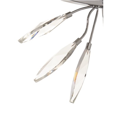 Бра настенное BayerLux «Барселона», 1хЕ14, 40 Вт, хром