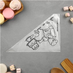 Кондитерские мешки Bake with love, (L) 34×23 см, 50 шт.
