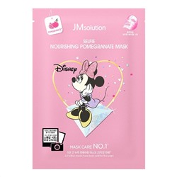 JMsolution Маска тканевая с экстрактом граната / Disney Collection Selfie Nourishing Pomegranate Mask, 30 мл