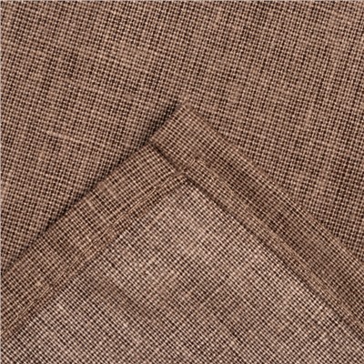 Фартук «Этель. Стиль», коричневый, 60×75 см, 60% п/э, 20% хлопок, 20% лён