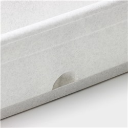 Ящик балконный для цветов, 16 л, 80×20×17.5 см, пластиковый, цвет мраморный