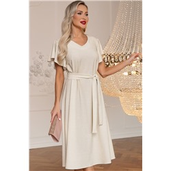 Платье вечернее Мелодия любви (крем-брюле) П14493-4М