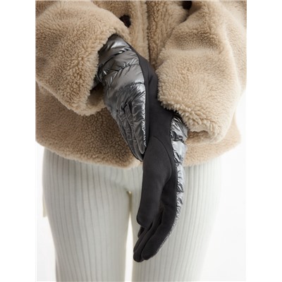 Перчатки женские, безразмерные, без утеплителя, серые