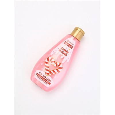 Подарочный набор новогодний: гель для душа и мочалка для тела, аромат малиновая карамель, URAL LAB