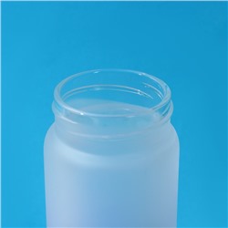 Бутылка для воды «Цветы», 500 мл, стекло