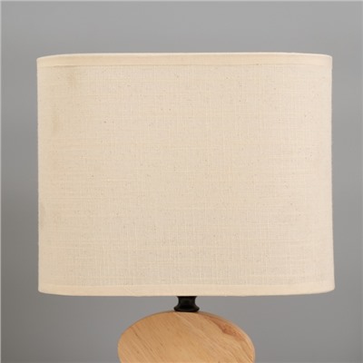 Лампа настольная «Клауд» 1×40 Вт Е27 светлое дерево 12×24.8×38 см